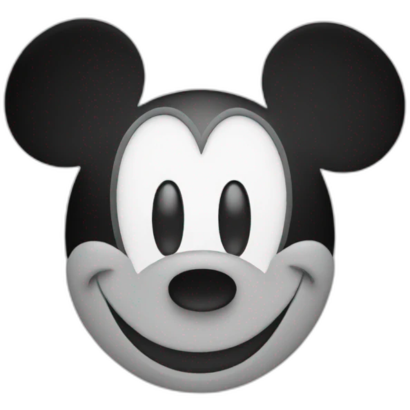 photo negative mickey emoji