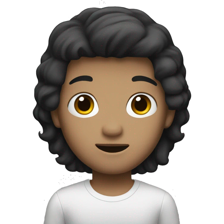 i want memoji white boy with black hair emoji