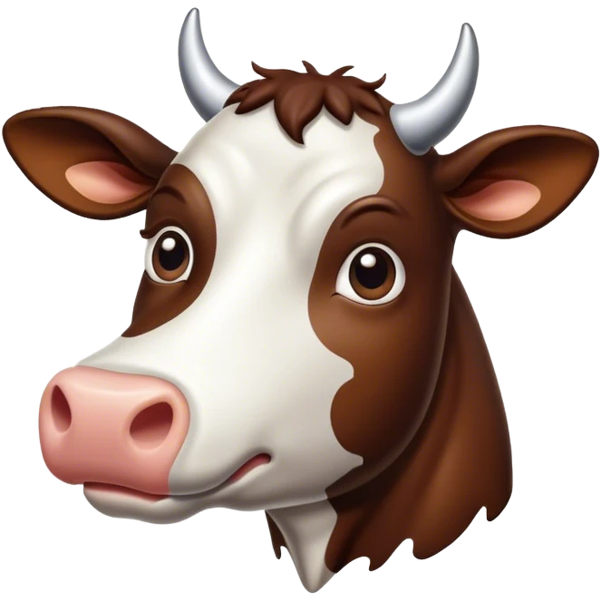 chocolate cow emoji