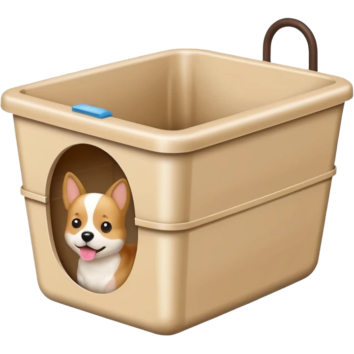 dog litter box emoji