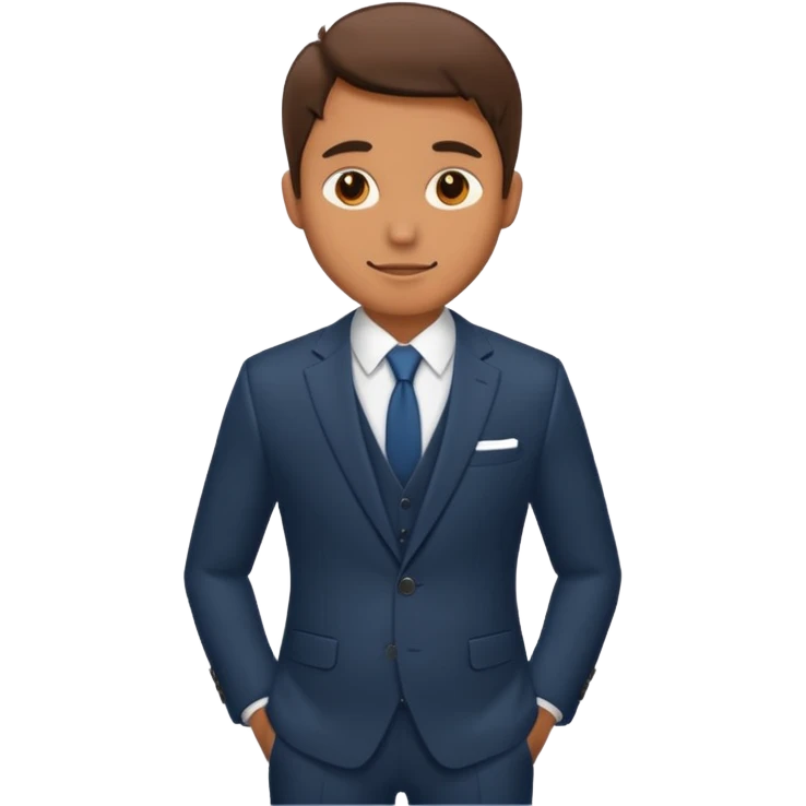 man in a suit emoji