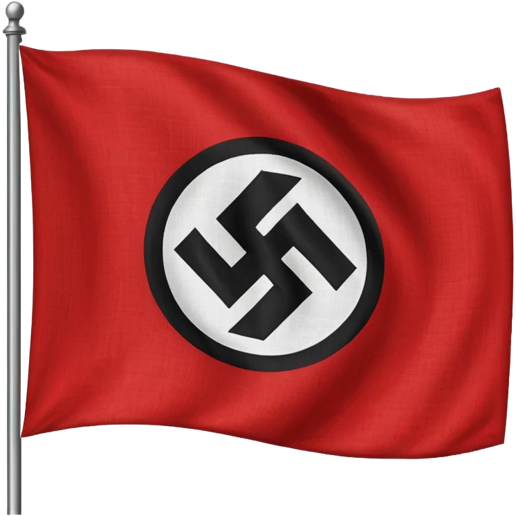 Nazi germany waving flag emoji