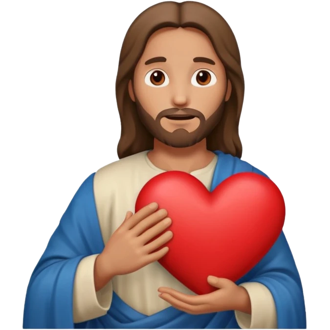 Jesus And heart emoji