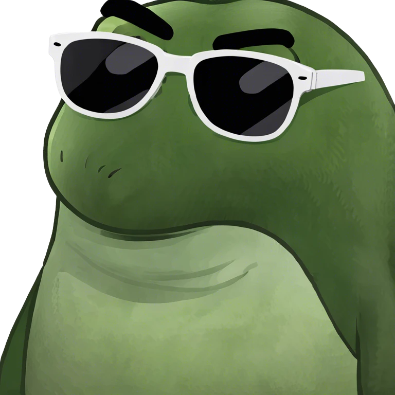 Penguin with sunglasses emoji