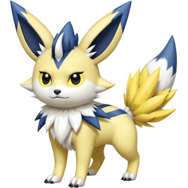 Meowstic-Jolteon-Zangoose-Fakémon-hybrid-creature (full body)  emoji