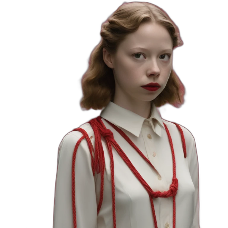 mia goth suspiria red rope costume emoji
