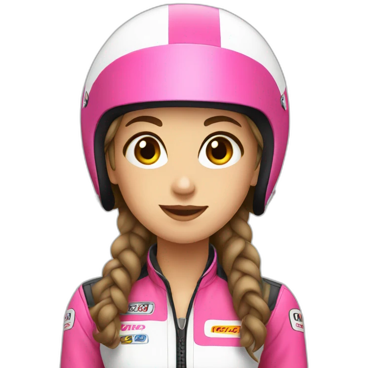 girl racer emoji