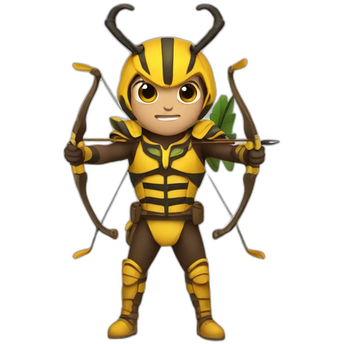 Archery-hornet emoji