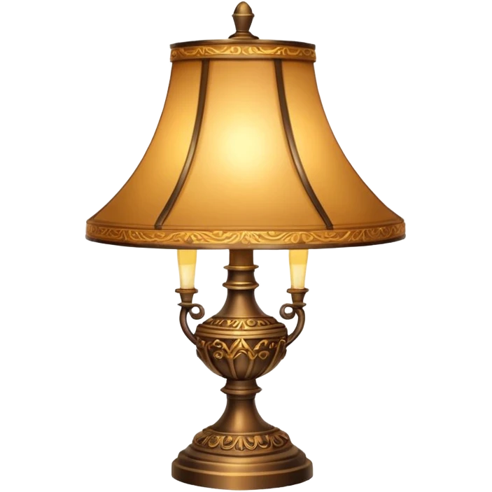 classical lighting lamp emoji