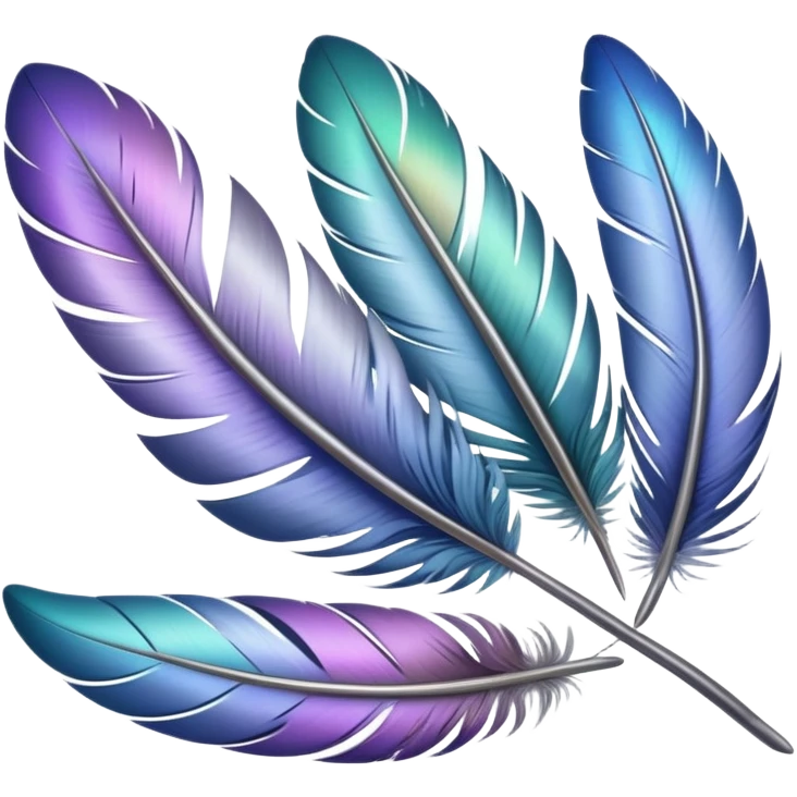 Pigeon feather  emoji