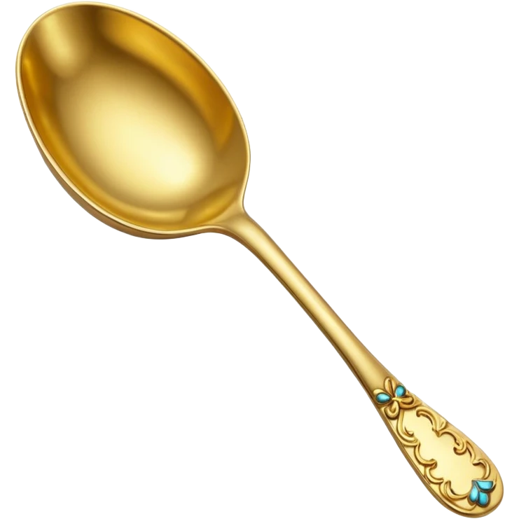 gold spoon emoji