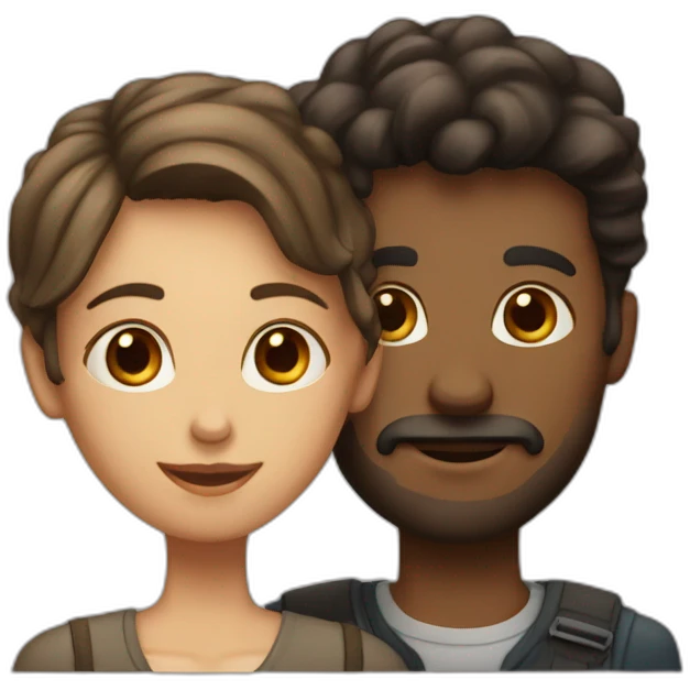 Homme et femme emoji