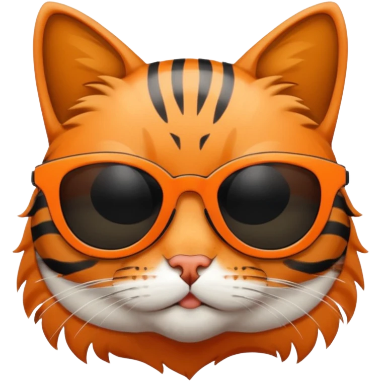 Cat wearing sunglasses emoji