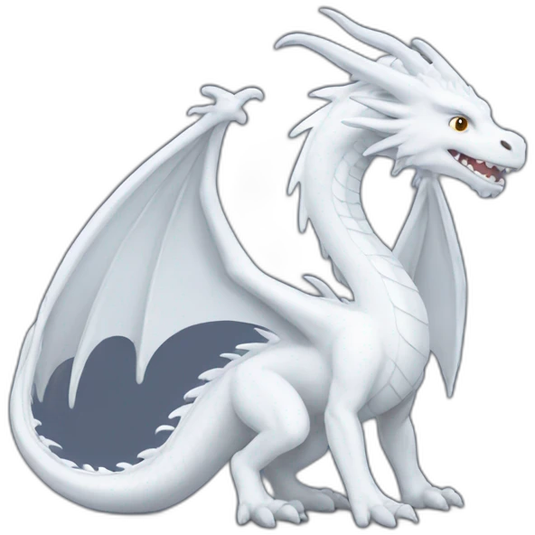 white dragon emoji