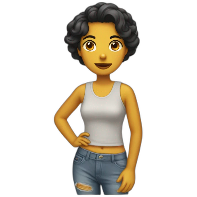 Chica borracha emoji
