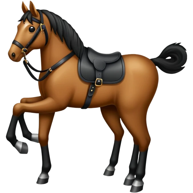 Horse crop emoji