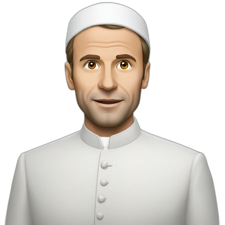 macron converti à l'islam emoji