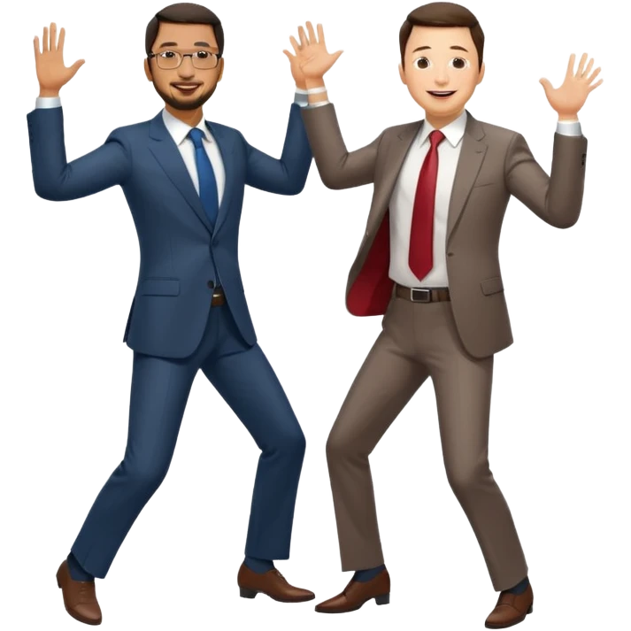 sundar pichai and elon musk dance  emoji