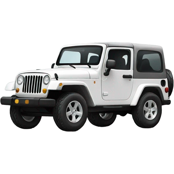 Jeep blanc emoji