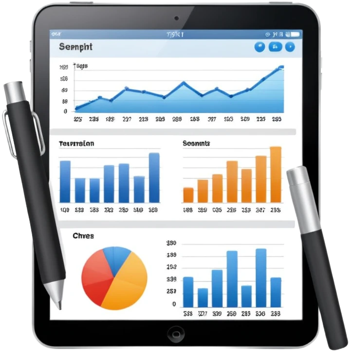 report with charts emoji