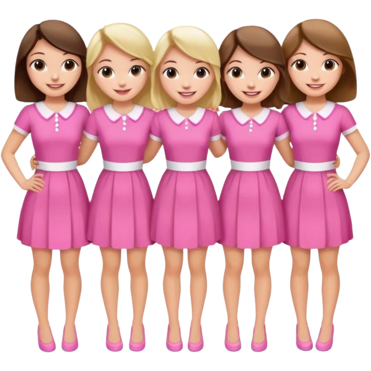 group of cute sorority girls  emoji