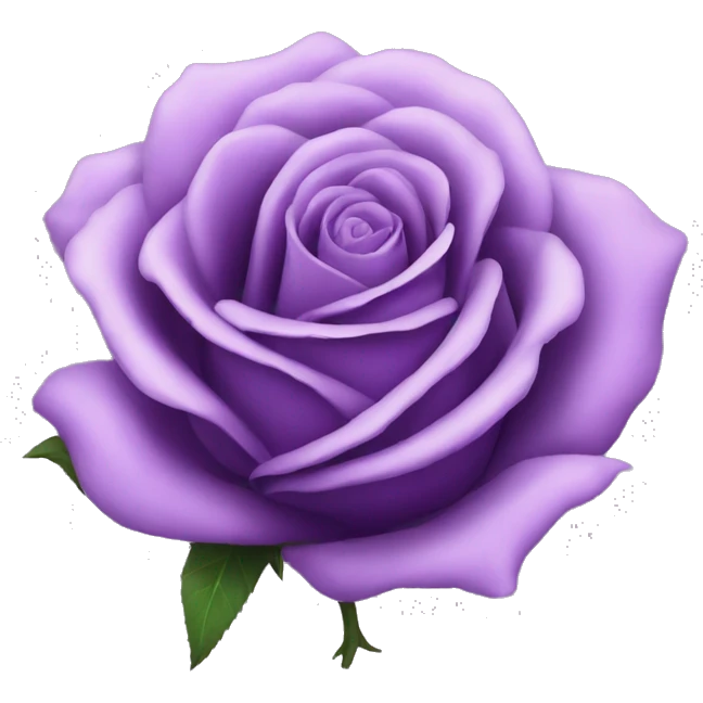 Purple rose emoji