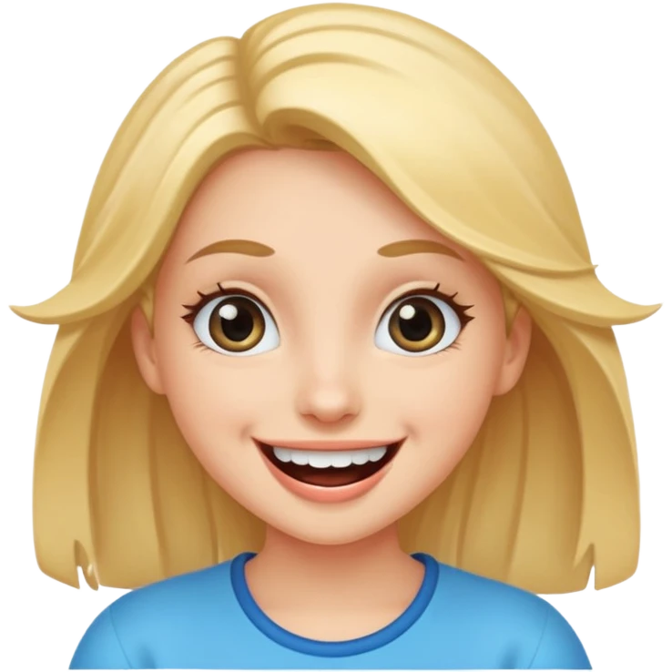 Девушка в диком восторге  emoji