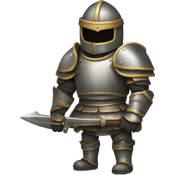 Armored figure emoji