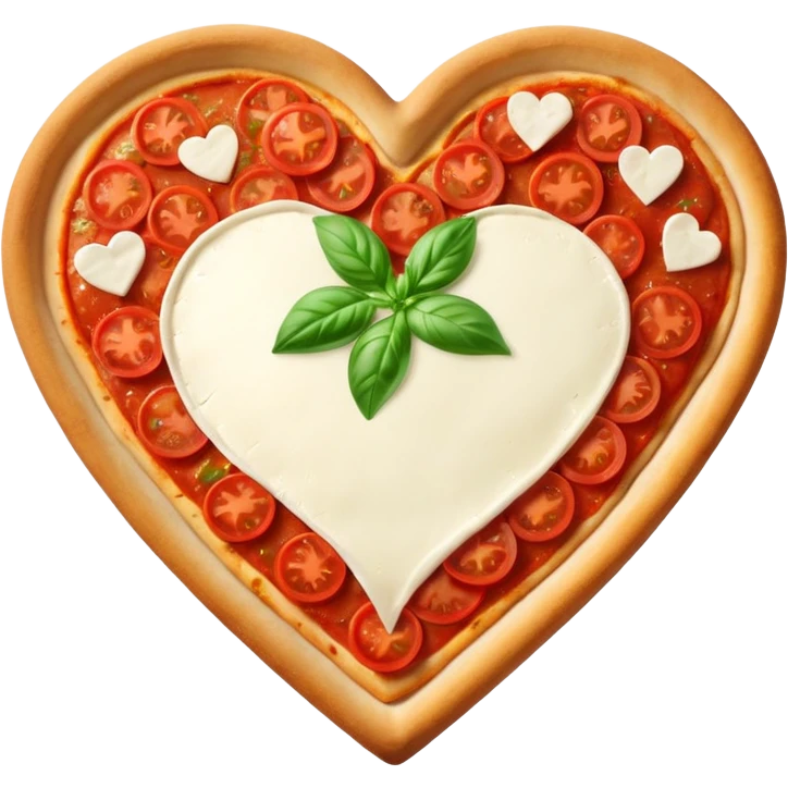 margarita pizza heart emoji