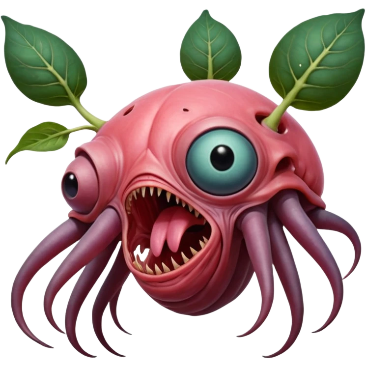 cinematic - hieronymus bosch phantasmagoric mutated beings - hybrids of humans and plants emoji