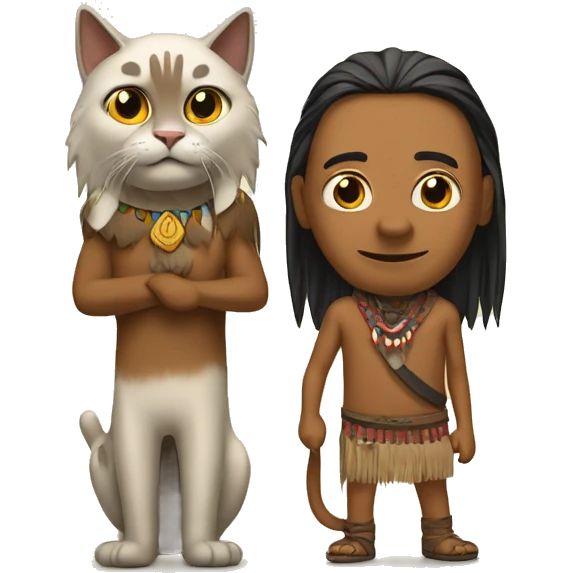 Cochise with a cat emoji