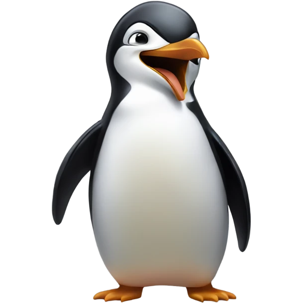 screeching penguin emoji