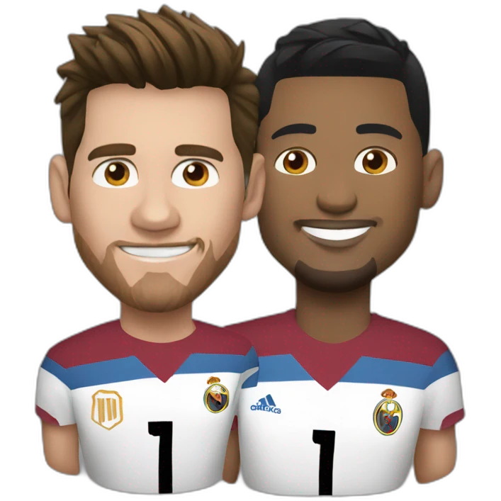 Messi et ronaldo emoji