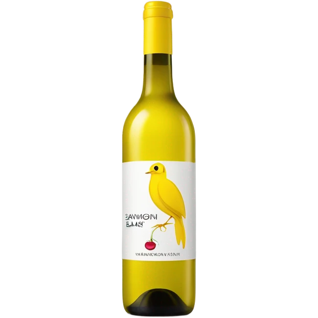 Yellow Tail Sauvignon Blanc wine bottle emoji