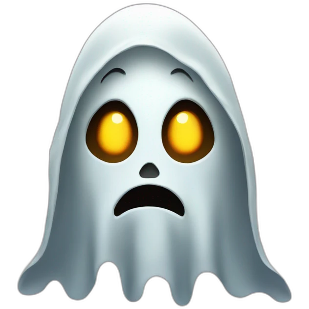 trump as a scary ghost emoji