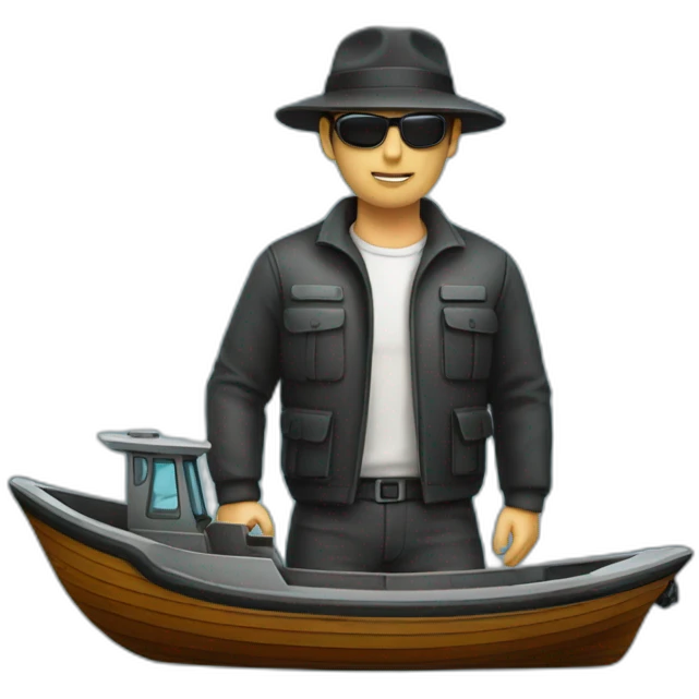 spy boat emoji