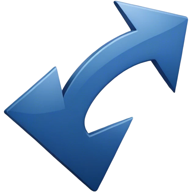 dark blue 
"top" icon with an up arrow emoji