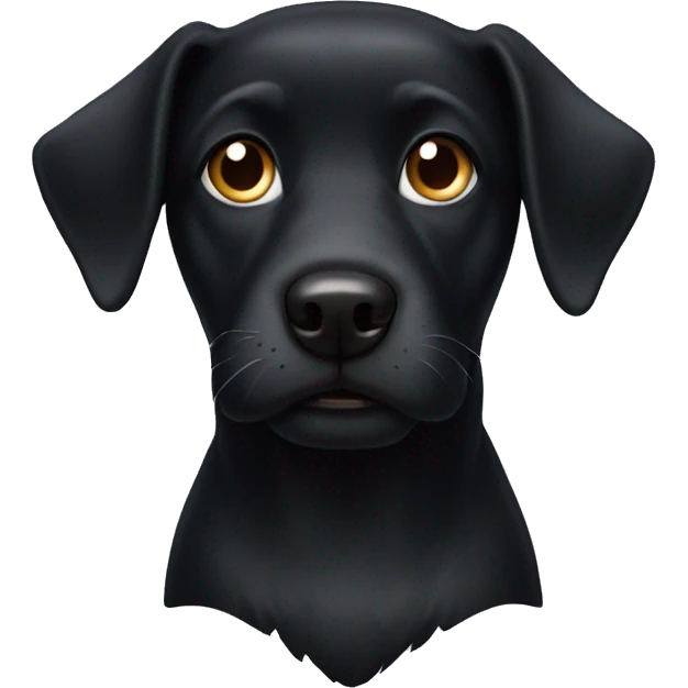 black dog  emoji