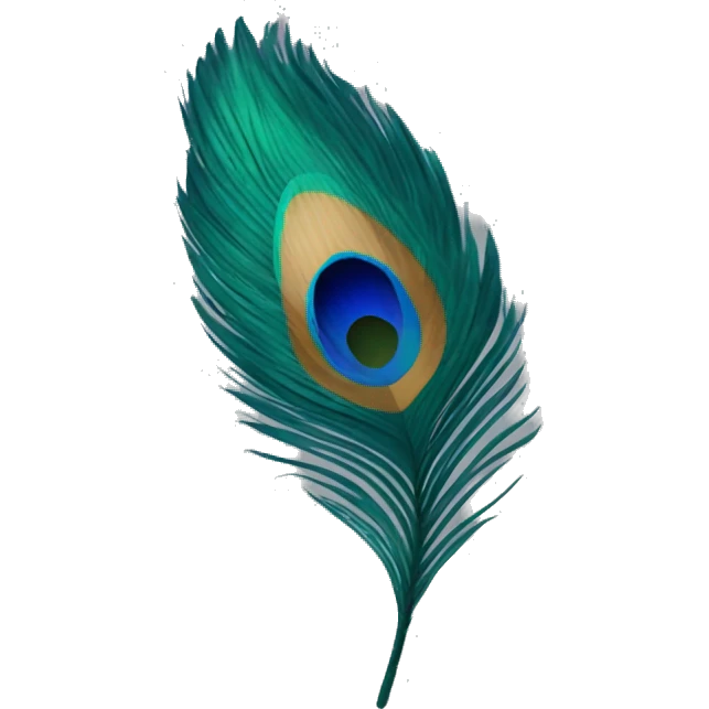 peacock feather emoji