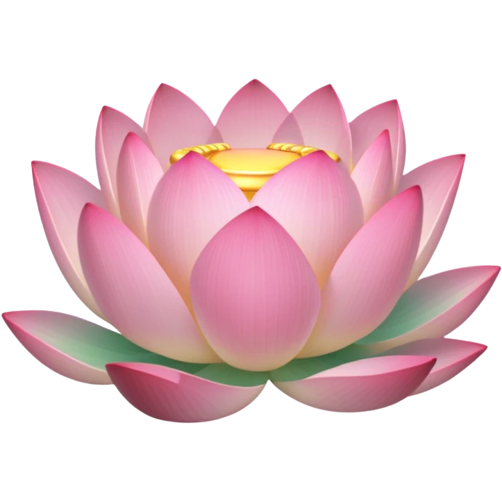 lotos emoji, a slight glow
acceptable сolors: #7da2d1 #F4EDE2 #AFC9E8 emoji