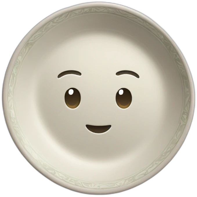 cute plate dollar emoji