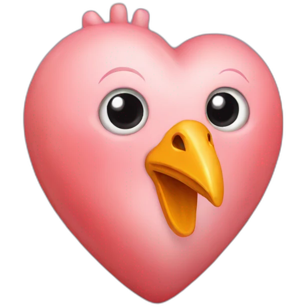 chicken heart emoji
