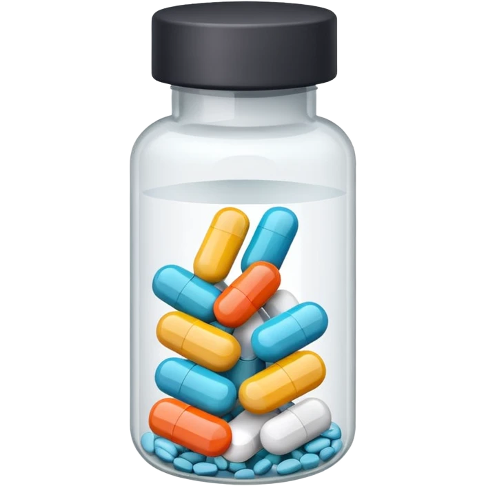 bottle of pills emoji
