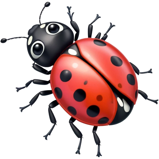 pink ladybug emoji