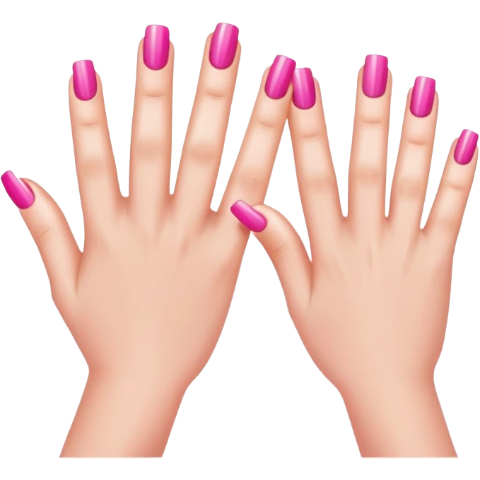 pink nails emoji