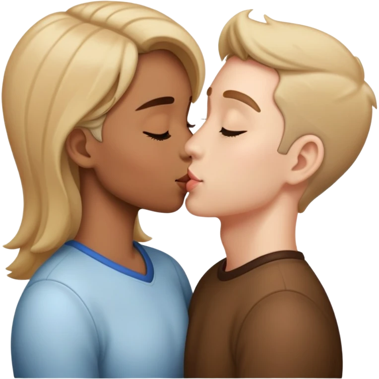 Someone kissing my friend  emoji