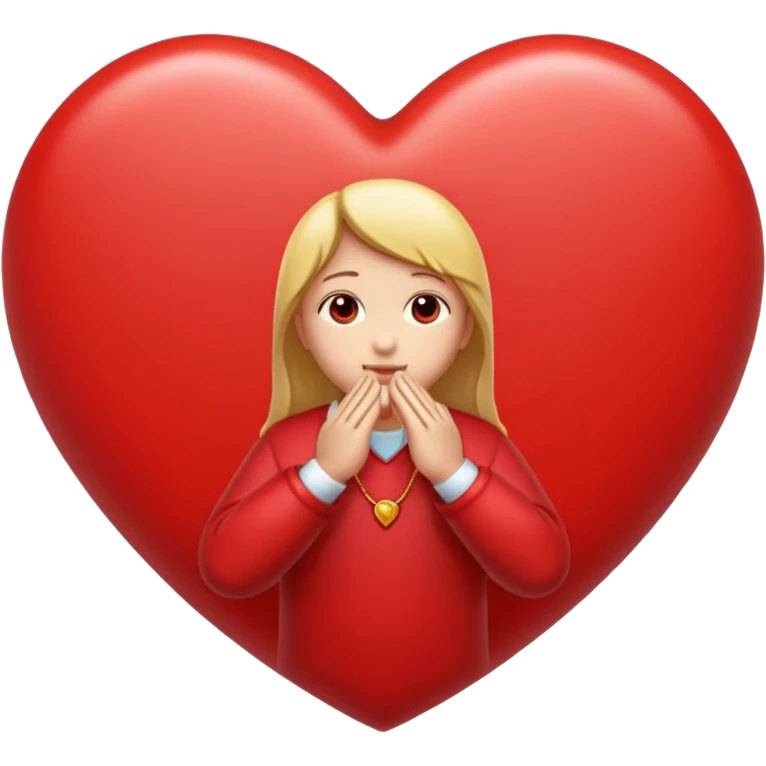 Love heart prayer emoji