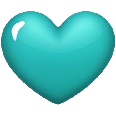 teal heart emoji