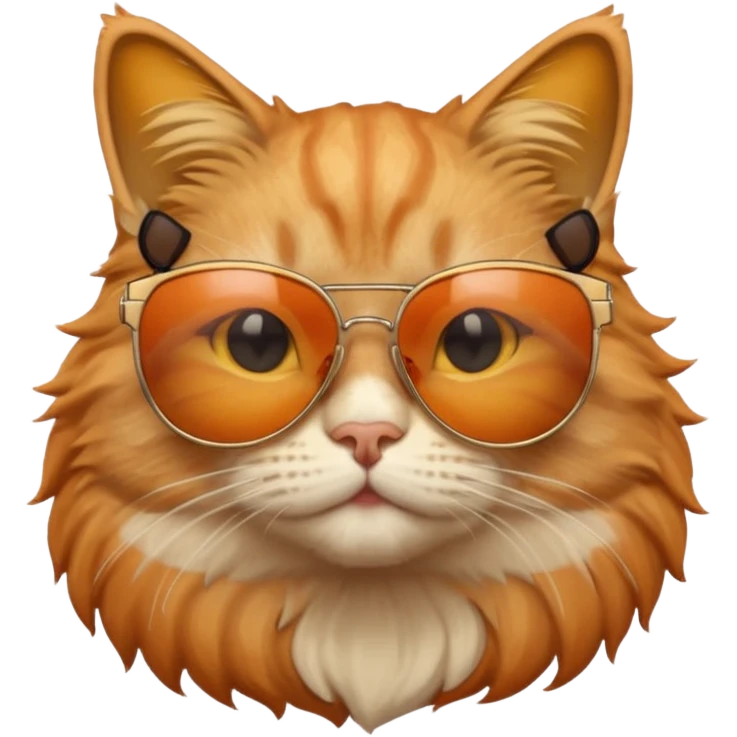 Cat wearing sunglasses emoji