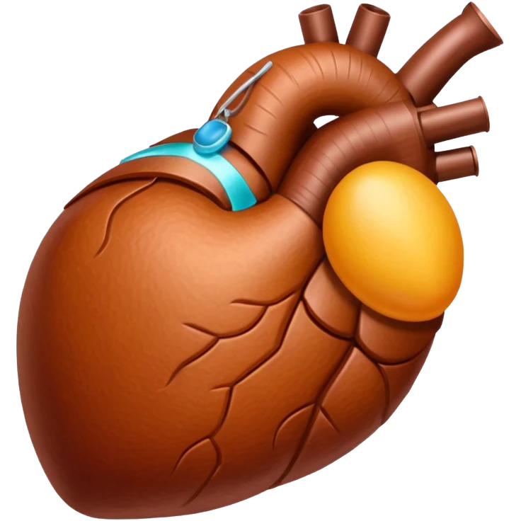 Vibrating liver emoji emoji